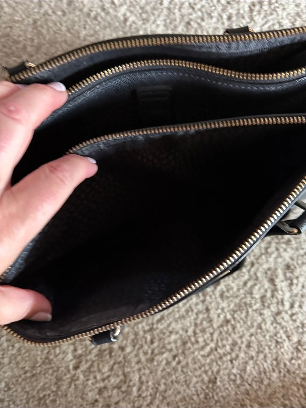 kate spade sleek black